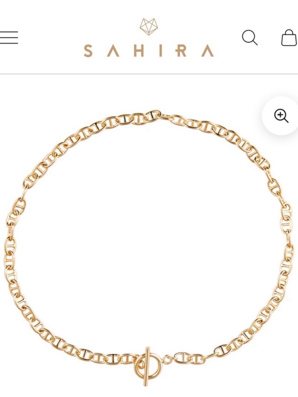 Sahira Taylor Toggle Chain Necklace